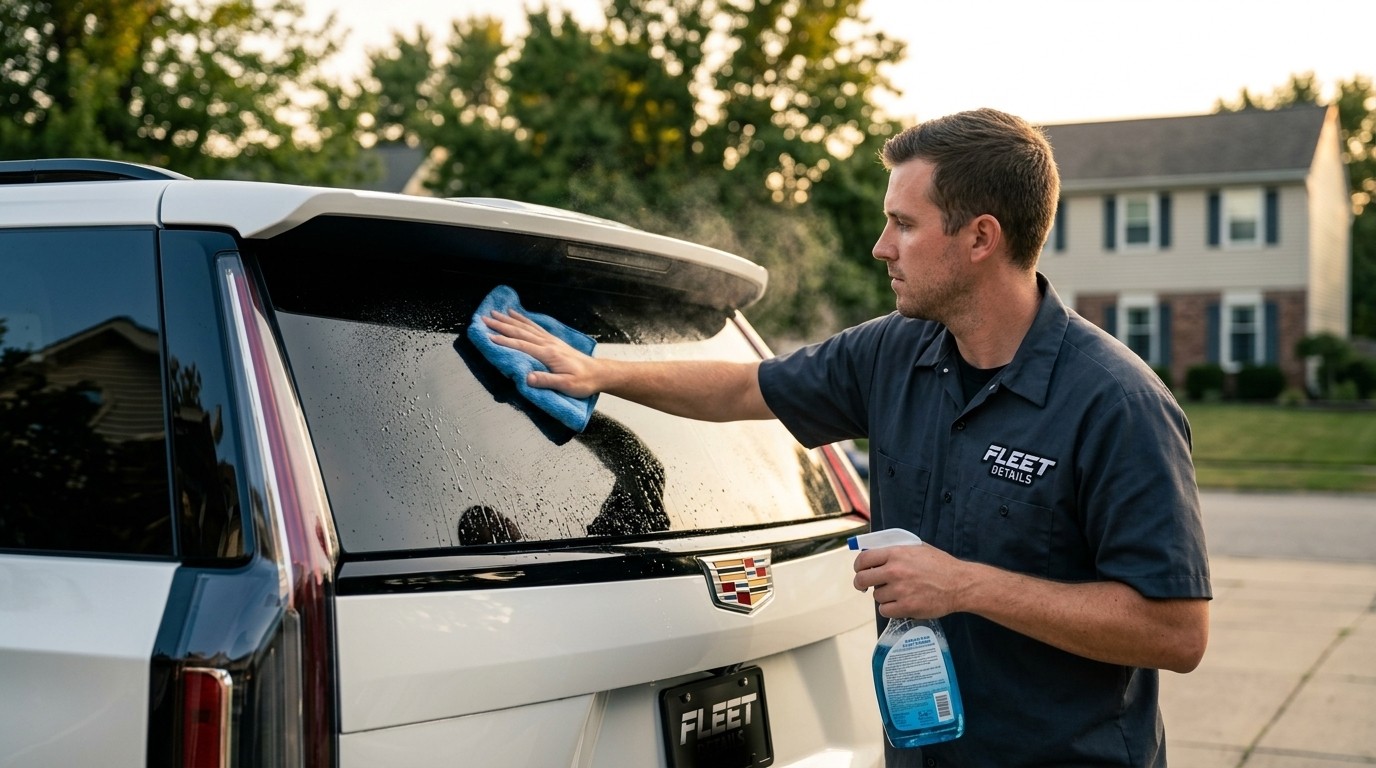 Polished Mobile Detailing completion in Rockford, IL by Fleet Details