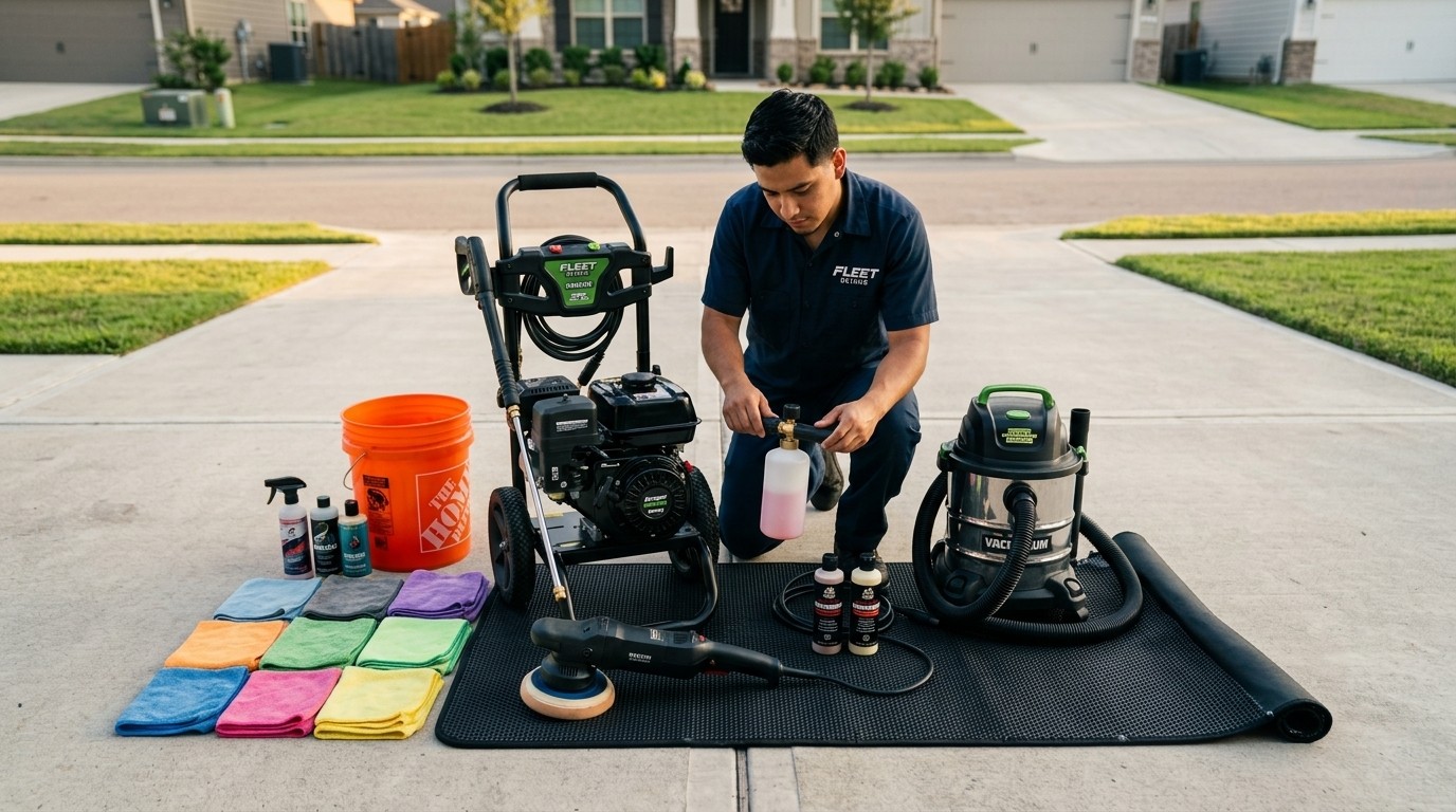 Professional detailing job by Fleet Details for Rockford, IL