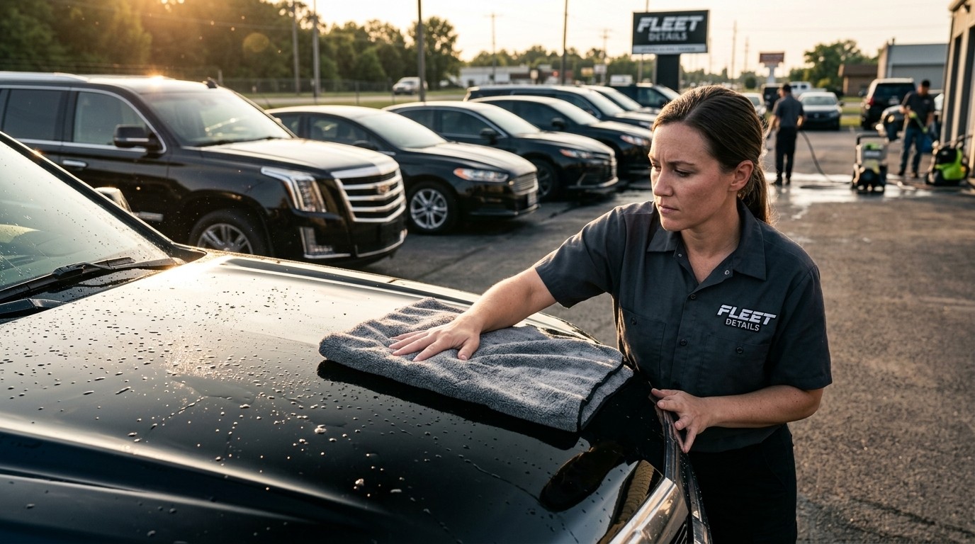 Automotive detailing service by Fleet Details covering Rockford, IL