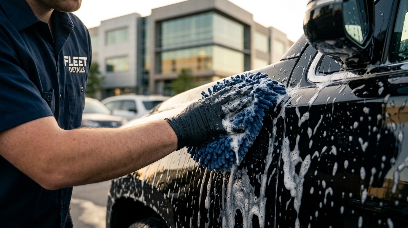 Mobile Detailing sports car detailing project - Fleet Details Rockford
