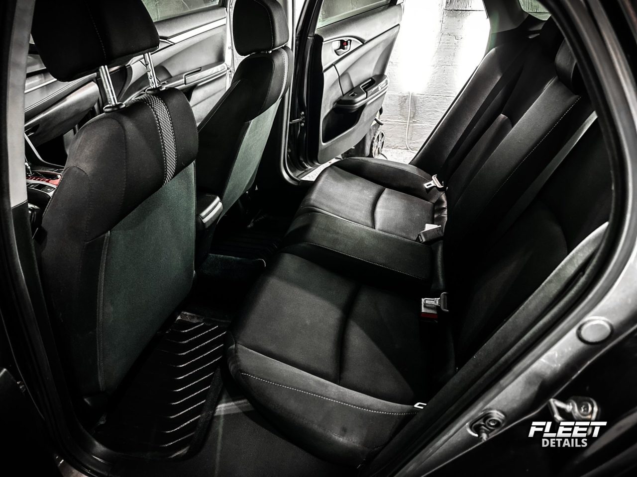 Dark Grey Honda Civic managed by Fleet Details in Rockford, IL