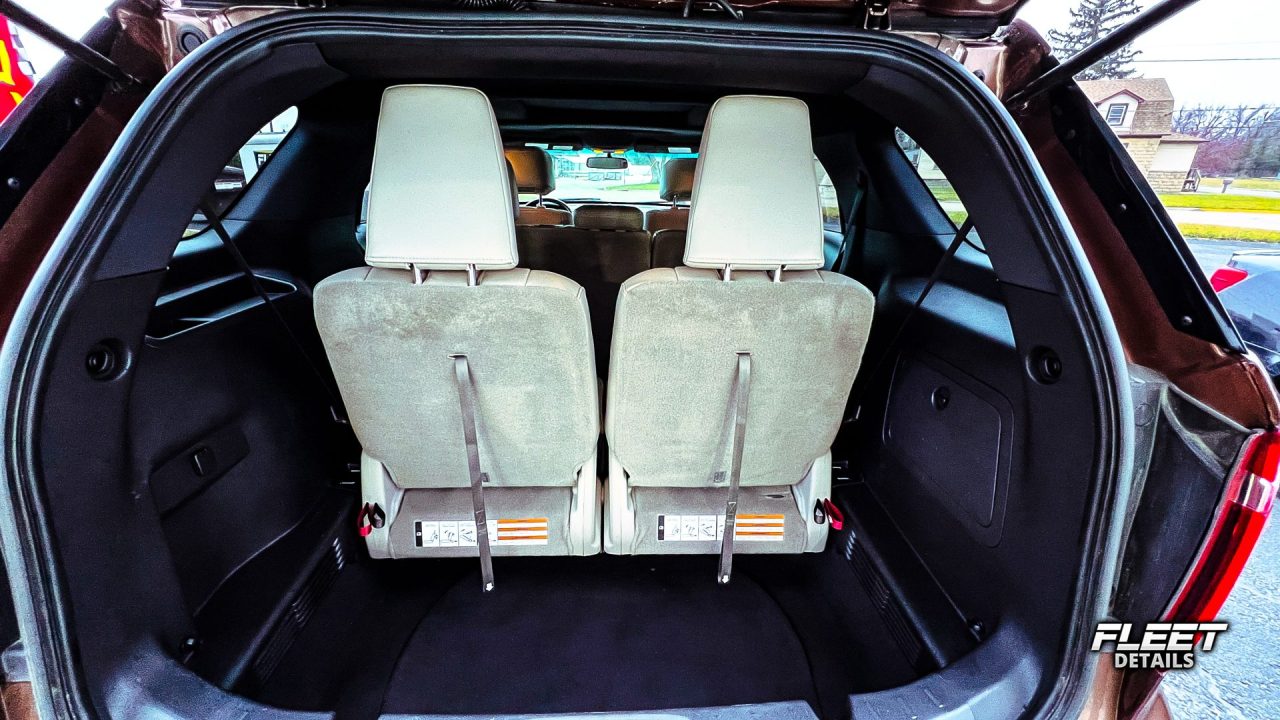 Spotless Orange Ford Explorer care from Fleet Details