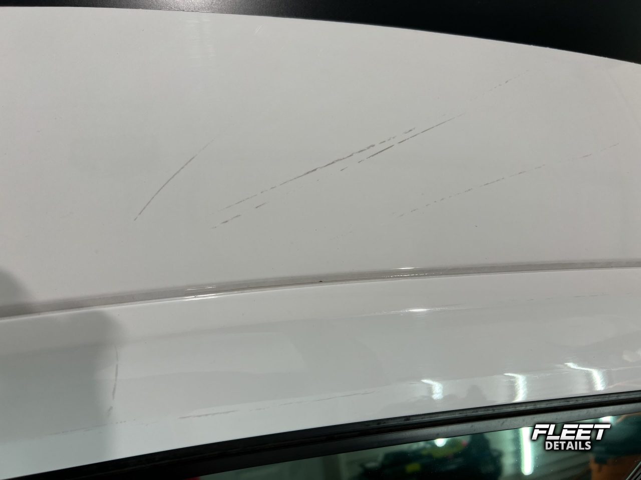 Premium White Ford Mustang touch from Fleet Details