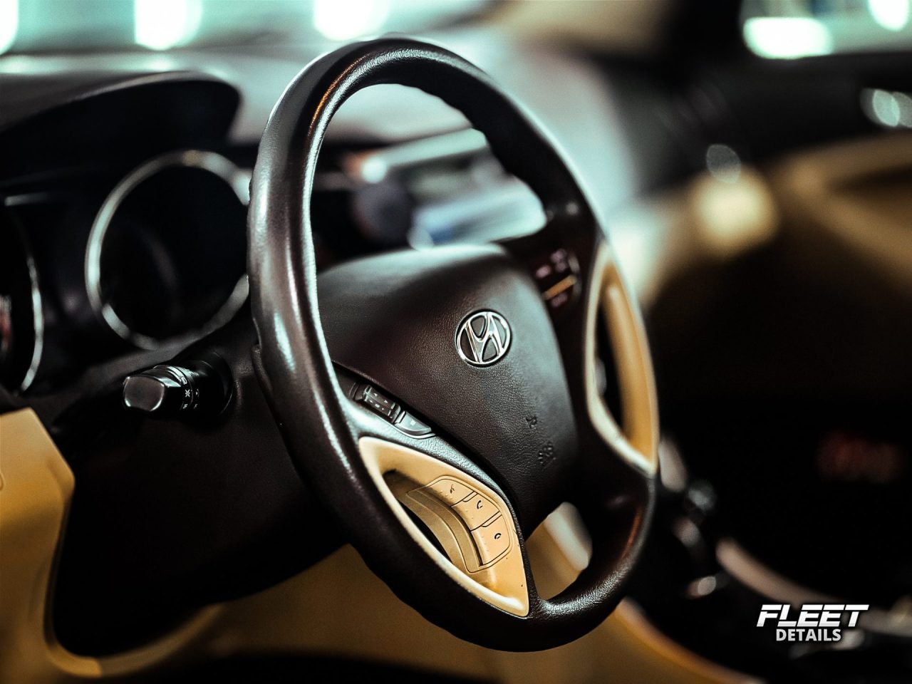 Quality White Hyundai Sedan service from Fleet Details