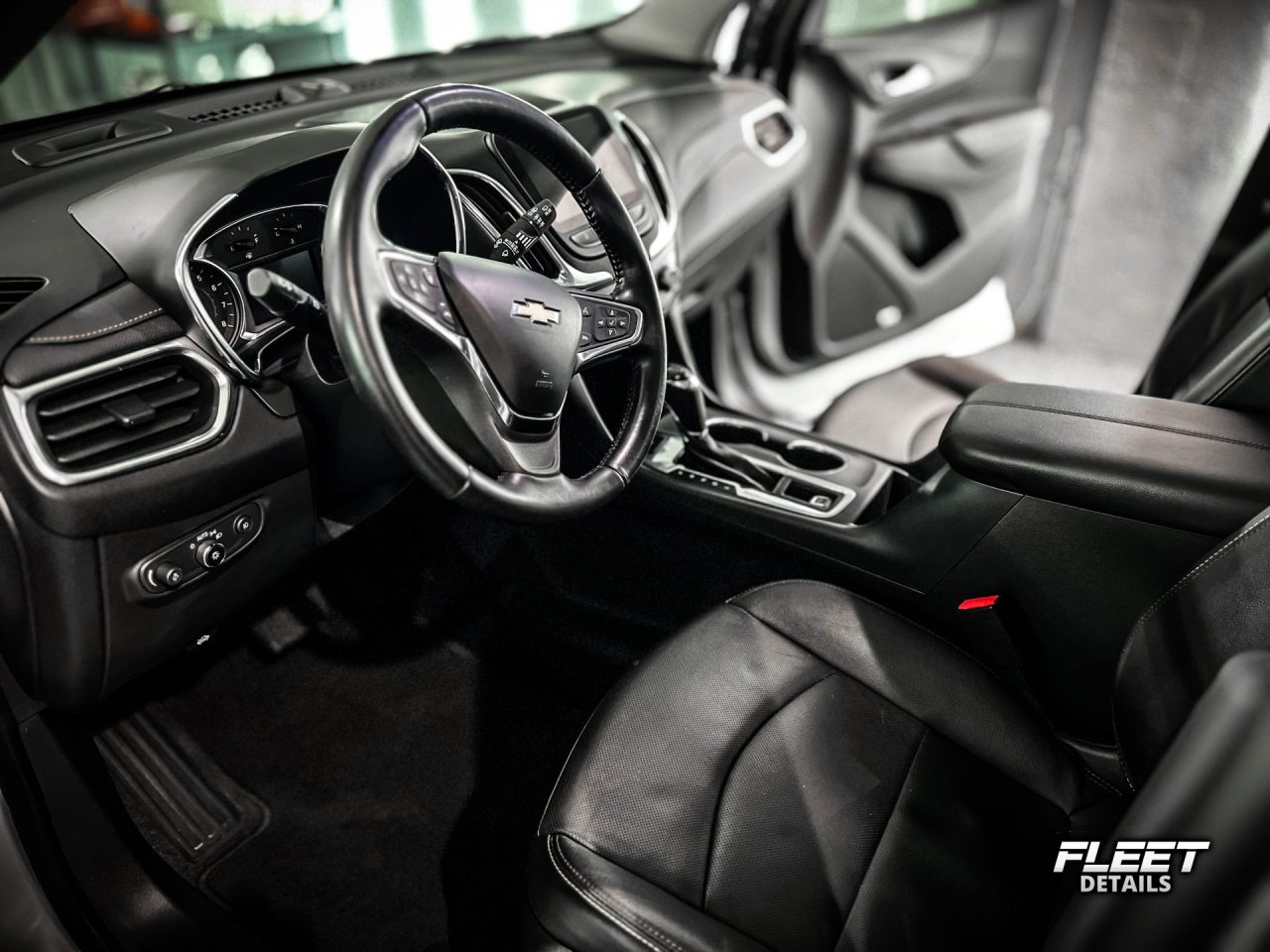Silver Chevy Equinox by Fleet Details - Rockford, IL