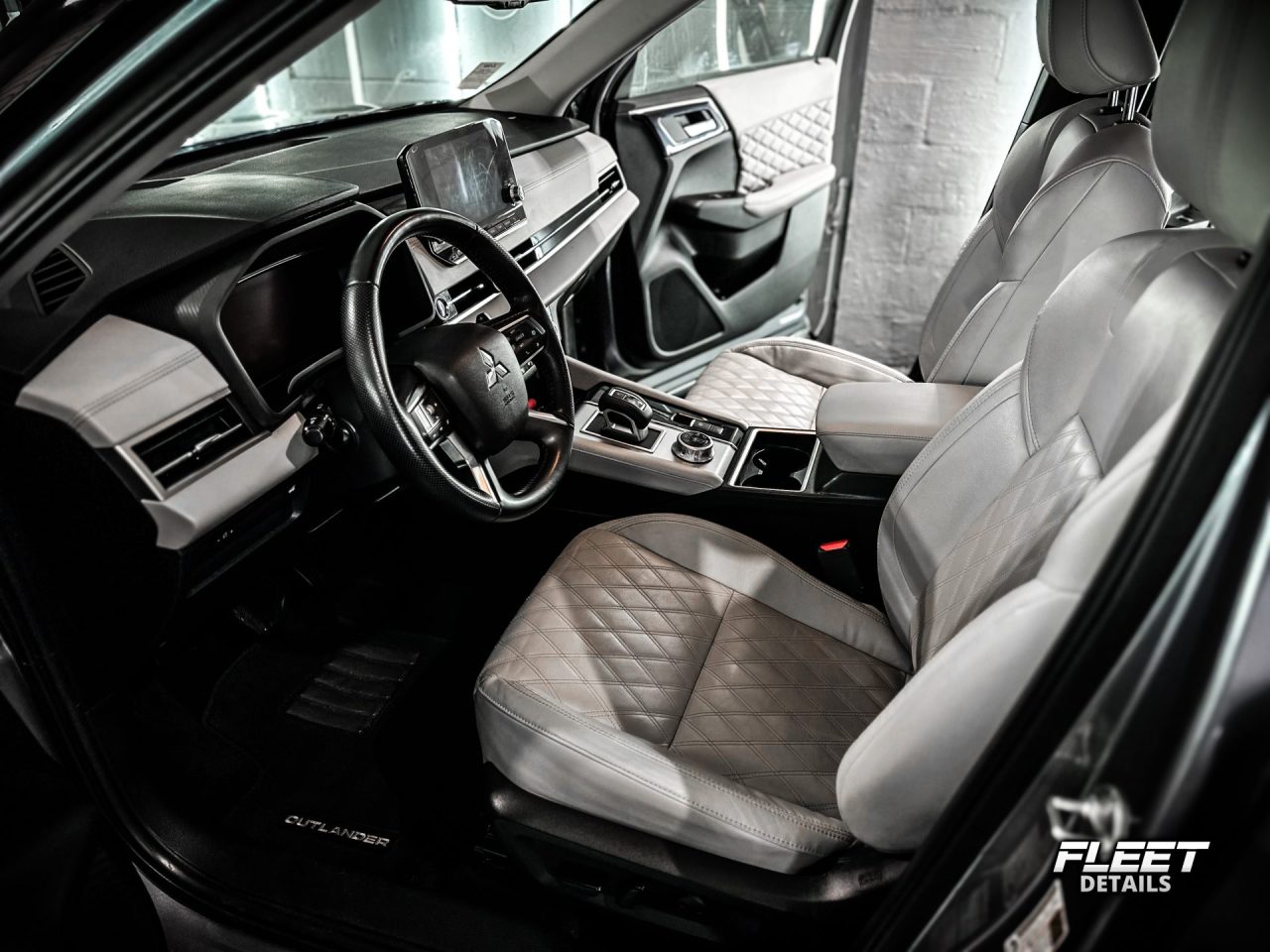 Thorough Grey Mitsubishi Outlander option by Fleet Details for Rockford residents