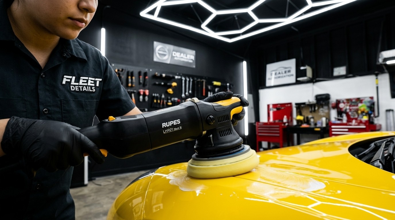 Auto detailing example by Fleet Details serving Rockford, IL