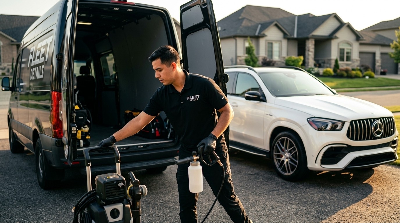 Showroom-ready Mobile Detailing auto care by Fleet Details - Rockford, IL