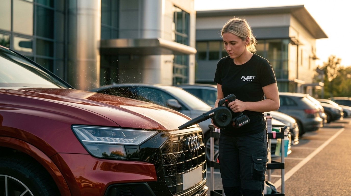 Quality Mobile Detailing transformation in Rockford by Fleet Details