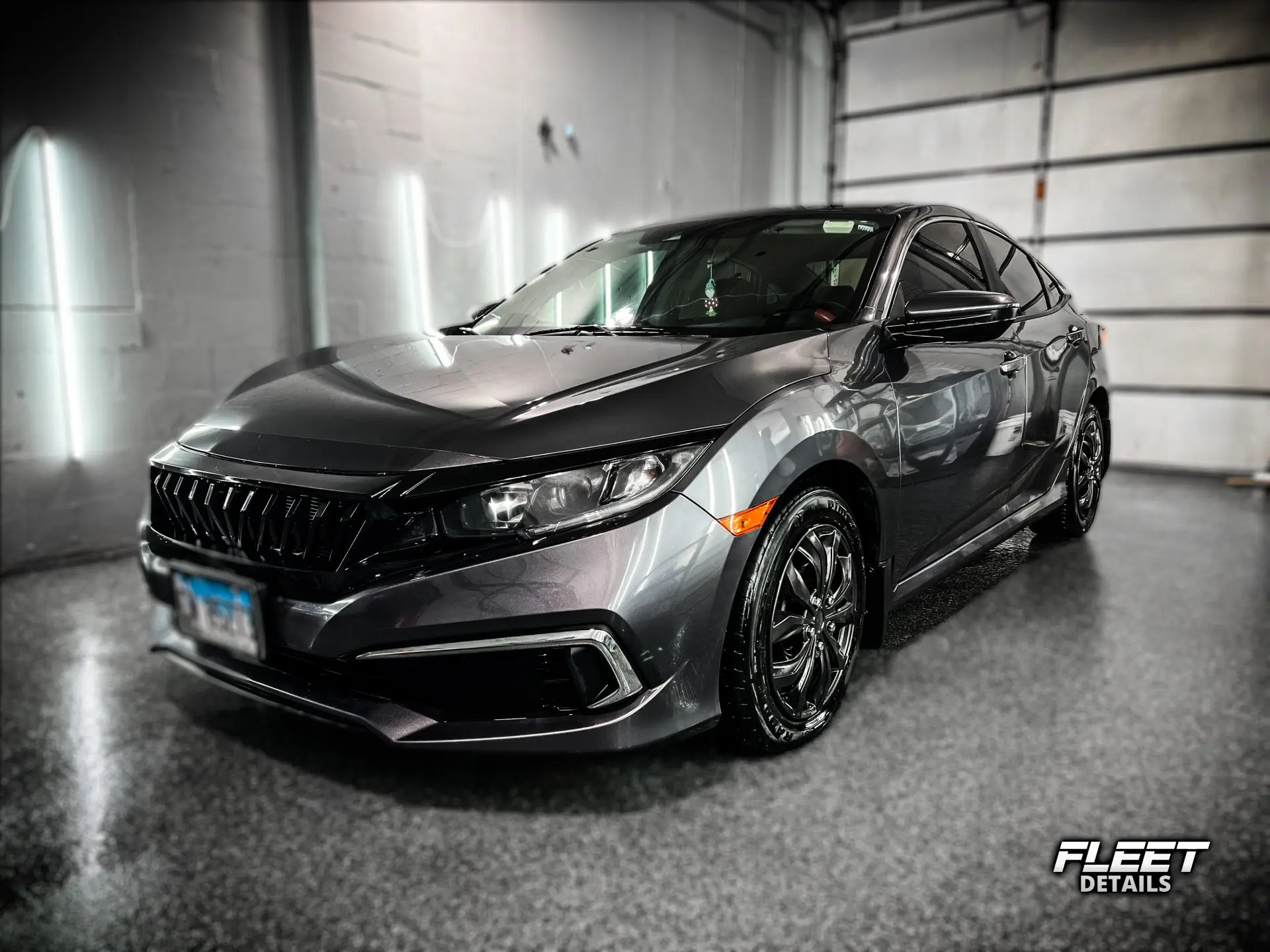 Dark Grey Honda Civic